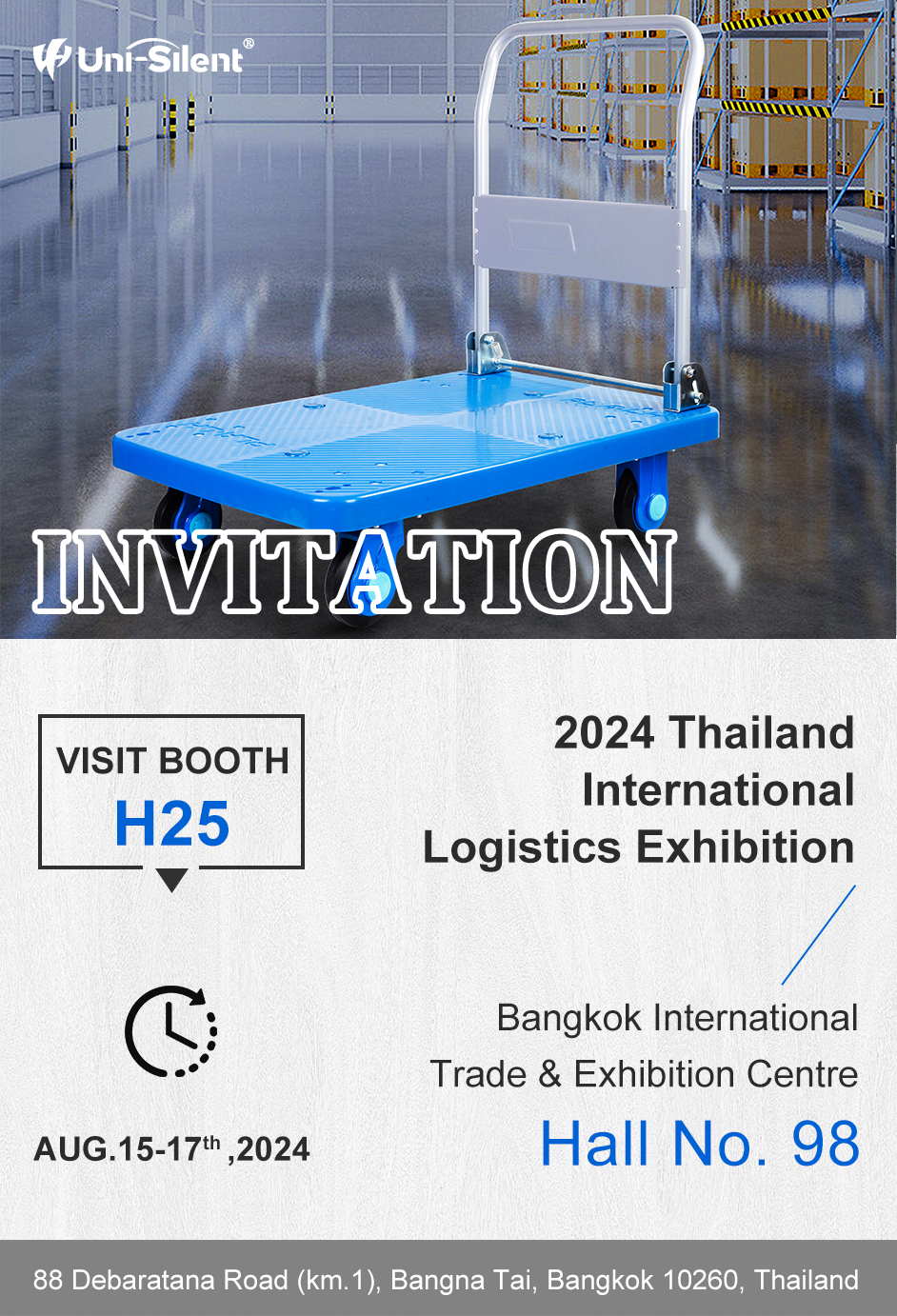 Shanghai Lianhe ha partecipato alla 17a Thailand International Logistics Exhibition 2024